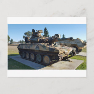 Wüsten-Tarnung Militärpanzer Postkarte