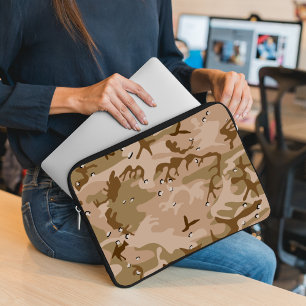 Wüsten-Tarnung mit Kieselsteinen, Militär, Armee Laptopschutzhülle