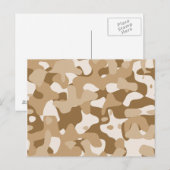 Wüsten-Tarnung Postkarte (Vorne/Hinten)