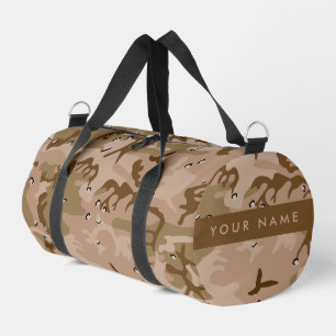 Wüsten-Tarnung Steine, Ihr Name, Personalisieren Duffle Bag