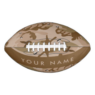 Wüsten-Tarnung Steine, Ihr Name, Personalisieren Football