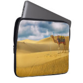 Wüsten | Thar Desert Rajasthan India Camel Laptopschutzhülle (Vorne Rechts)