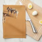 Wüsten | Tuareg Walk mit Kamellen Geschirrtuch (Viertel Falte)