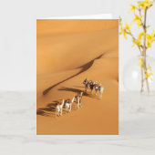 Wüsten | Tuareg Walk mit Kamellen Karte (Gelbe Blume)