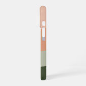 Wüsten- und Wald-Boho-Farbspiel-Monogramm iPhone 16 Hülle (Linke Seite)
