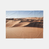 Wüsten | Vereinigte Arabische Emirate Sand Dunes Fleecedecke (Vorderseite (Horizontal))