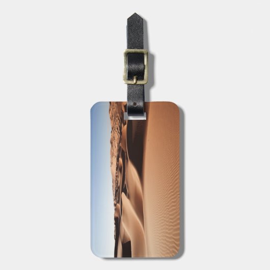 Wüsten | Vereinigte Arabische Emirate Sand Dunes Gepäckanhänger (Vorderseite vertikal)