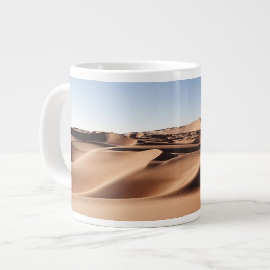 Wüsten | Vereinigte Arabische Emirate Sand Dunes Jumbo-Tasse (Vorderseite Links)
