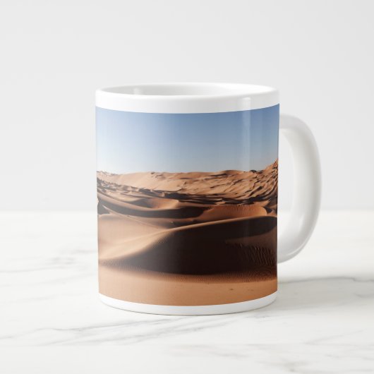 Wüsten | Vereinigte Arabische Emirate Sand Dunes Jumbo-Tasse (Vorderseite Rechts)