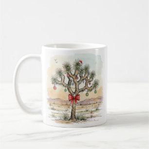 Wüsten-Weihnachtsbecher — Joshua-Tree-Kaffeetasse Kaffeetasse