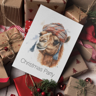 Wüsten-Weihnachtsfreude, individuell Einladung