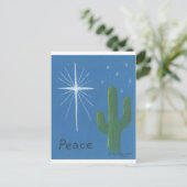 Wüsten-Weihnachtsgruß-Karten Feiertagspostkarte (Stehend Vorderseite)