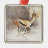 Wüsten-Wind Silbernes Ornament (Vorne)