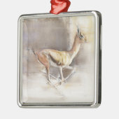 Wüsten-Wind Silbernes Ornament (Links)