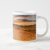 Wüsten | Wüste mit Kuhschädel Jumbo-Tasse (Rechts)
