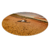 Wüsten | Wüste mit Kuhschädel Schneidebrett (Ecke)