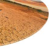 Wüsten | Wüste mit Kuhschädel Schneidebrett (Ecke)