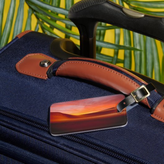 Wüsten | Wüstenlandschaft Gepäckanhänger (Vorderseite Insitu 3)