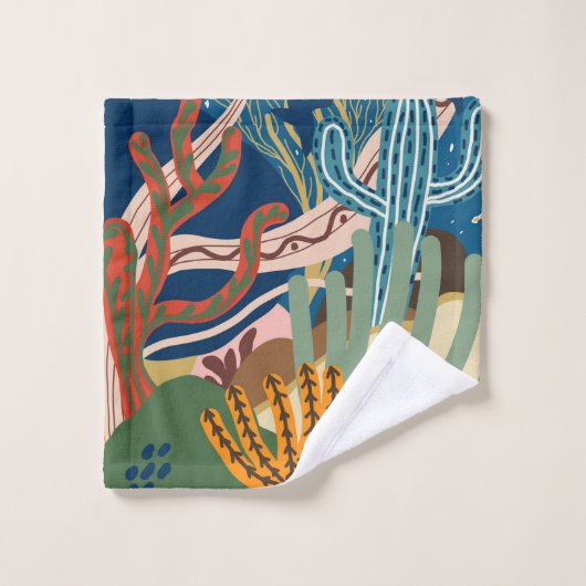 Wüstenabende Badhandtuch Set (Waschlappen)