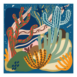 Wüstenabende Fotodruck