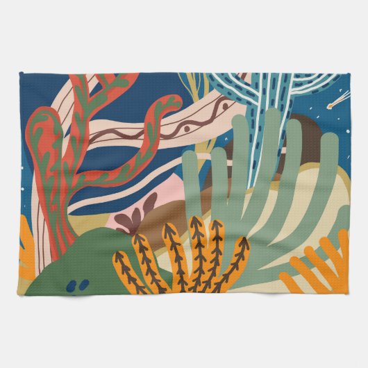 Wüstenabende Geschirrtuch (Horizontal)