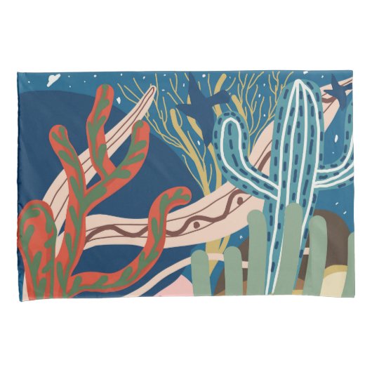 Wüstenabende Kissenbezug (Vorderseite-Rechts)