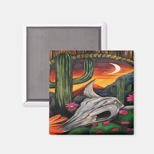 Wüstenabende Magnet (Vorderseite/Rückseite)