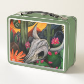 Wüstenabende Metall Brotdose (Rückseite)