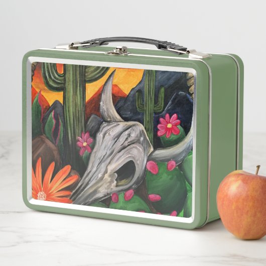 Wüstenabende Metall Brotdose (Beispiel)