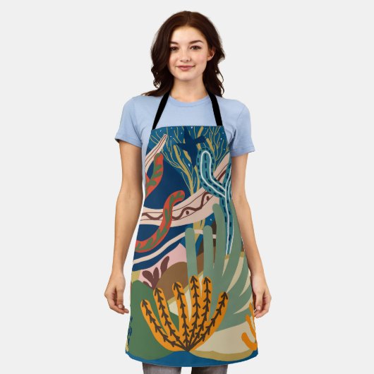 Wüstenabende Schürze (Getragen)