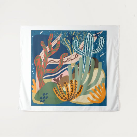 Wüstenabende Wandteppich (Vorderseite (Horizontal))