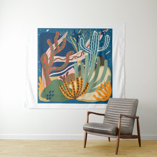 Wüstenabende Wandteppich (Beispiel (Horizontal))