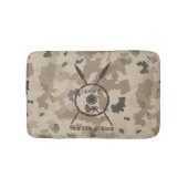 Wüstenabschirm und Speere Badematte (Vorderseite)