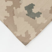 Wüstenabschirm und Speere Fleecedecke (Ecke)