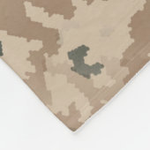 Wüstenabschirm und Speere Fleecedecke (Ecke)