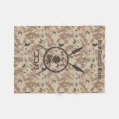 Wüstenabschirm und Speere Fleecedecke (Vorderseite (Horizontal))