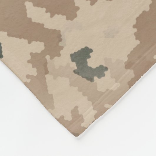 Wüstenabschirm und Speere Fleecedecke (Ecke)