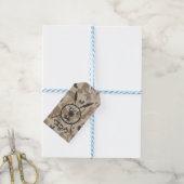 Wüstenabschirm und Speere Geschenkanhänger (Mit Garn)