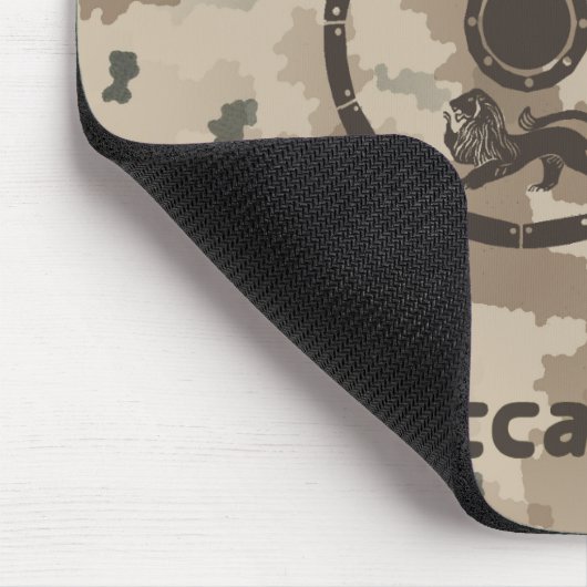 Wüstenabschirm und Speere Mousepad (Ecke)