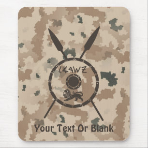 Wüstenabschirm und Speere Mousepad