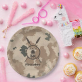 Wüstenabschirm und Speere Pappteller (Party)