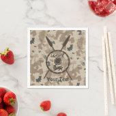 Wüstenabschirm und Speere Serviette (Beispiel)