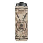 Wüstenabschirm und Speere Thermosbecher (Vorderseite)