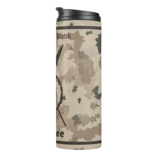 Wüstenabschirm und Speere Thermosbecher (Nach rechts gedreht)