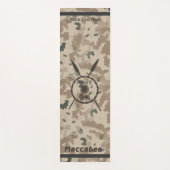 Wüstenabschirm und Speere Yogamatte (Vorderseite)