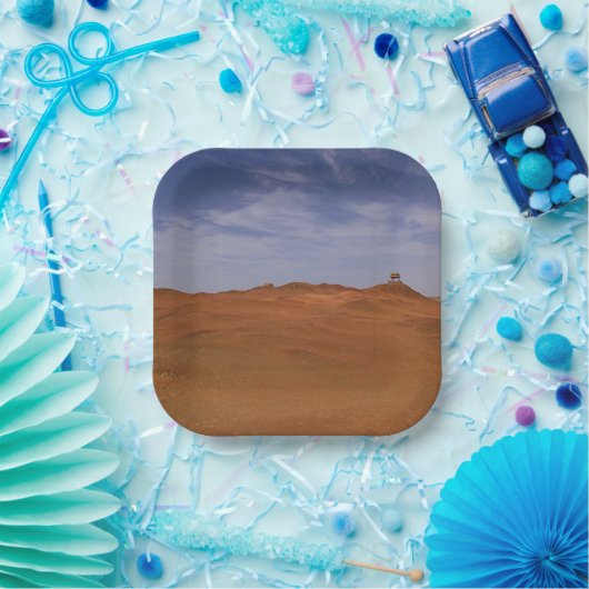 Wüstenansicht - Gobi Pappteller (Party)