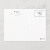 Wüstenansicht I Postkarte (Rückseite)