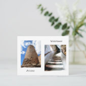 Wüstenansicht Wachtower 2 Postkarte (Stehend Vorderseite)