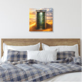 Wüstenaufzug Leinwanddruck (Insitu (Schlafzimmer))