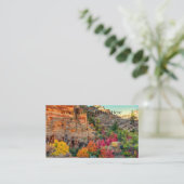 Wüstenberg-Herbstfarben Visitenkarte (Stehend Vorderseite)